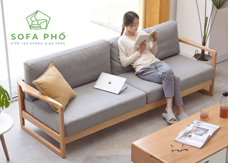 Sofa văng gỗ đệm SPG01