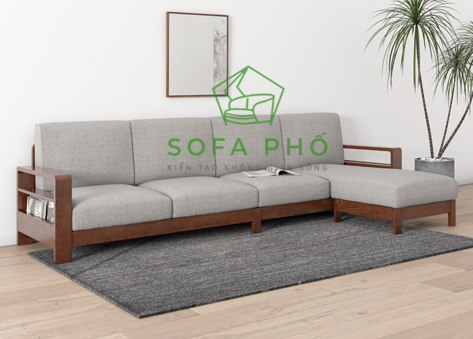 Sofa gỗ góc chữ L SPG15